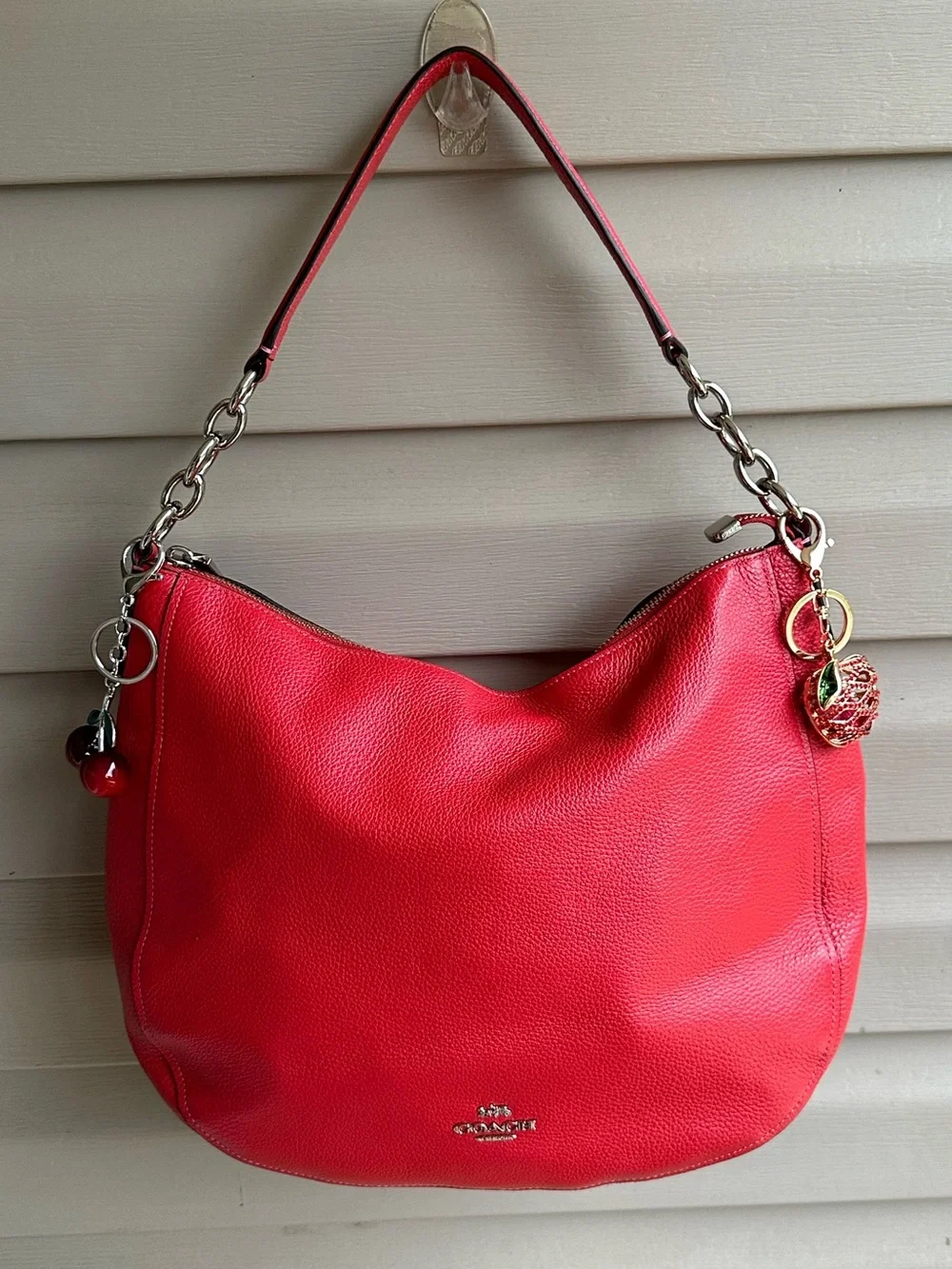 Coach Elle Hobo Bag in Pebble leather